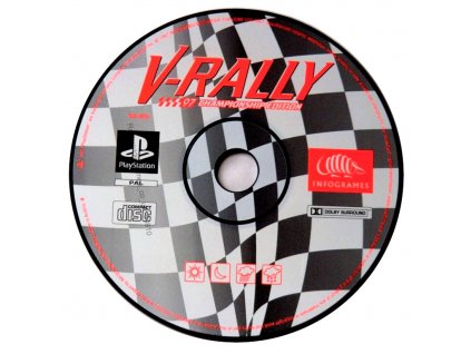 PS1 - V-Rally, pouze disk