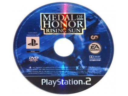PS2 - Medal of Honor Rising Sun, iba disk