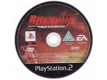 PS2 - Burnout Revenge, pouze disk