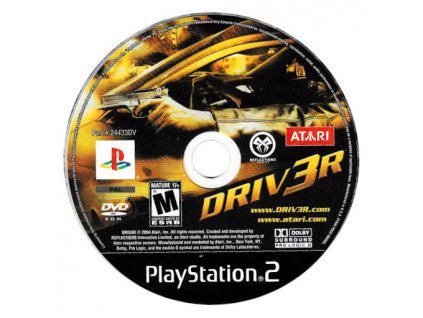 PS2 - Driver 3 (Driv3r), pouze disk