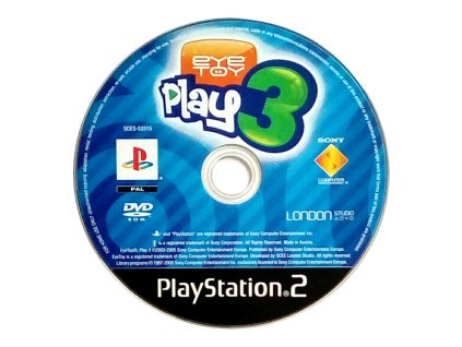 PS2 EyeToy Play 3, pouze disk