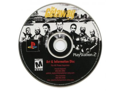 PS2 - The Getaway, pouze disk