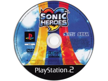 PS2 - Sonic Heroes, pouze disk