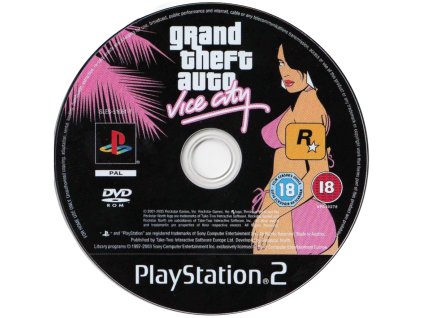 PS2 - Grand Theft Auto Vice City (GTA VC), pouze disk