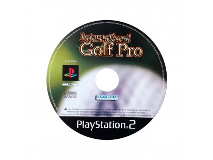 PS2 - International Golf Pro, pouze disk