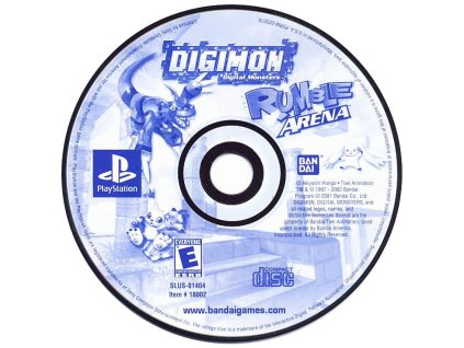 PS1 Digimon Rumble Arena, pouze disk1