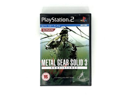 PS2 - Metal Gear Solid 3 Subsistence