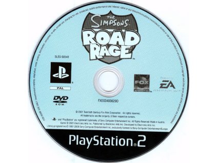 PS2 - The Simpsons Road Rage, iba disk