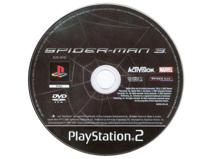 PS2 Spider Man 3, pouze disk