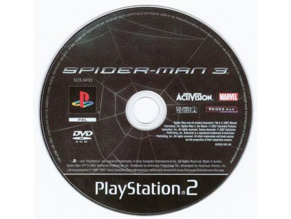 PS2 - Spider-man 3, pouze disk