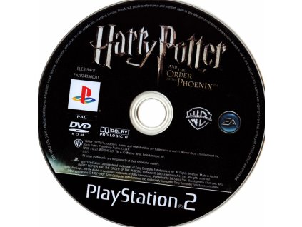 PS2 - Harry Potter and The Order of The Phoenix (Harry Potter a Fénixův řád), pouze disk