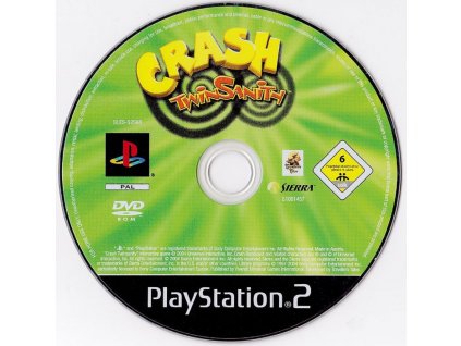 PS2 - Crash Twinsanity, pouze disk
