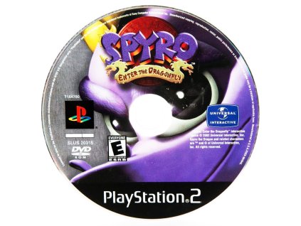 PS2 - Spyro Enter The Dragonfly, iba disk