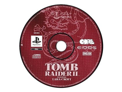PS1 Tomb Raider II, pouze disk upraveno