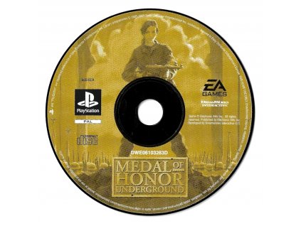 PS1 Medal of Honor Underground disk