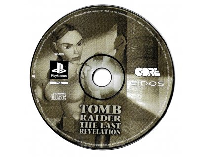 PS1 Tomb Raider The Last Revelation disk
