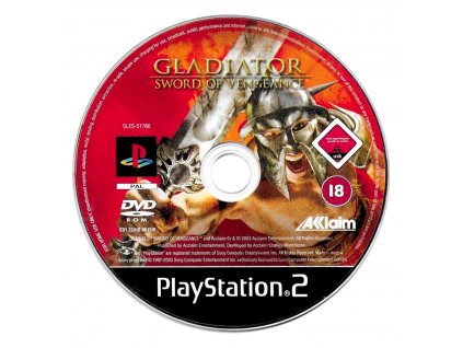 PS2 Gladiator Sword of Vengeance disk