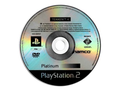 PS2 Tekken 4 disk