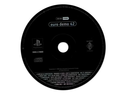 PS1 Euro Demo 42, pouze disk