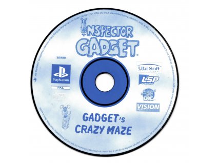 PS1 Inspector Gadget Gadget's Crazy Maze, pouze disk (1)