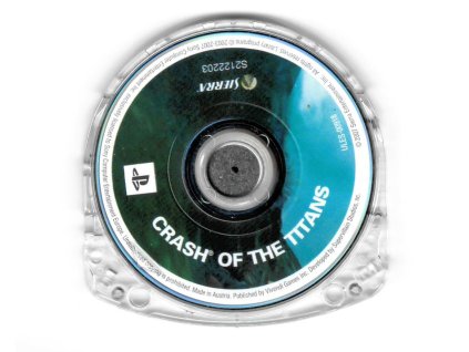 PSP Crash of the Titans, pouze disk