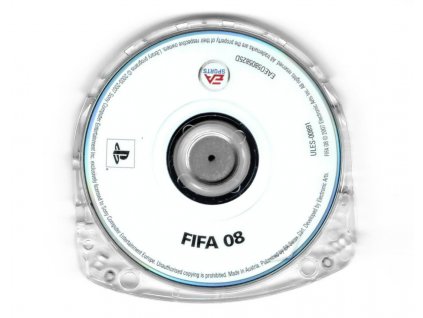 PSP FIFA 08, pouze disk