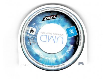 PSP SmackDown vs. Raw 2008, pouze disk