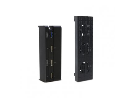 DOBE TP4-896 Chladič & USB Hub Kit pre PlayStation 4 Slim, nový