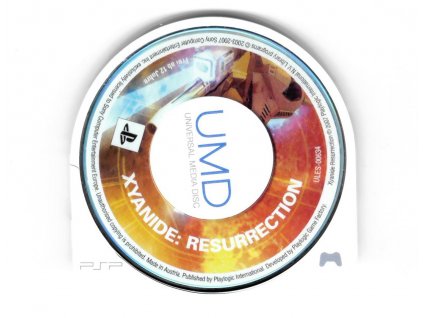 PSP XYanide Resurrection, pouze disk