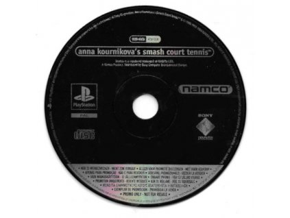 PS1 Anna Kournikova's Smash Court Tennis, pouze disk