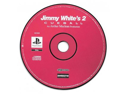 PS1 Jimmy White's 2 Cueball, pouze disk
