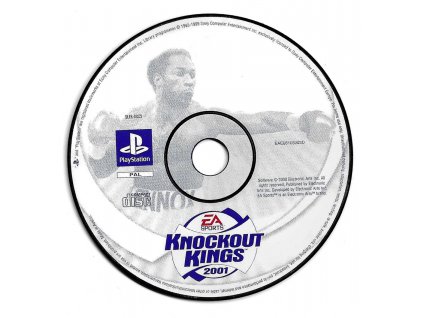 PS1 Knockout Kings 2001, pouze disk