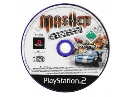PS2 Mashed Fully Loaded, pouze disk