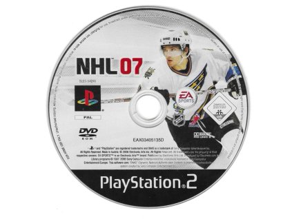 PS2 NHL 07, pouze disk