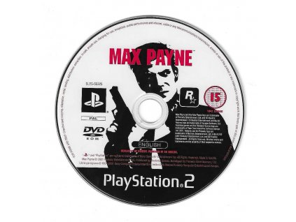 PS2 Max Payne, pouze disk