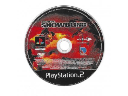 PS2 Project Snowblind, pouze disk