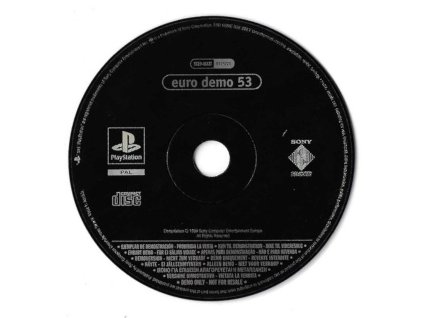 PS1 Euro Demo 53, pouze disk