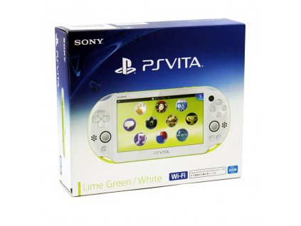 PlayStation Vita + originální krabice, Lime Green