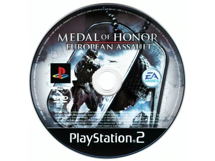 PS2 - Medal of Honor European Assault, pouze disk