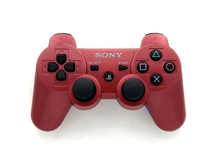 Sony PS3 DualShock 3 ovladač originál Scarlet Red 1