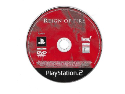 PS2 Reign of Fire, pouze disk