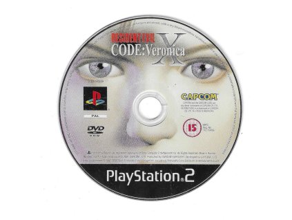 PS2 Resident Evil Code Veronica X, pouze disk