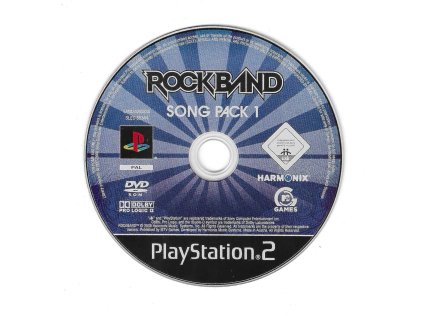 PS2 Rock Band Song Pack 1, pouze disk