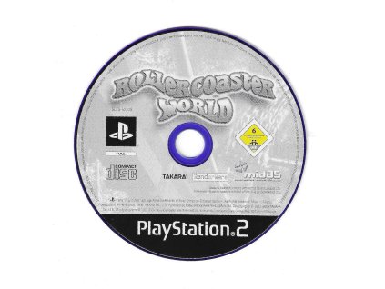 PS2 Rollercoaster World, pouze disk