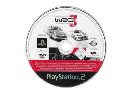 PS2 WRC 3 World Rally Championship 3, pouze disk
