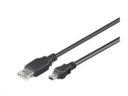 PremiumCord kabel USB 2.0 A-Mini USB B 5pin 1,8m, nový