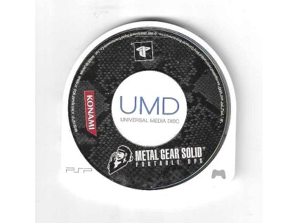 PSP Metal Gear Solid Portable Ops, pouze disk