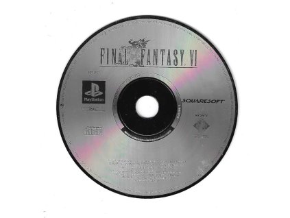 PS1 Final fantasy VI, pouze disk