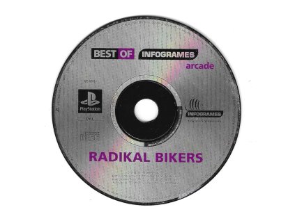 PS1 Best of Infogrames Arcade Radikal Bikers, pouze disk