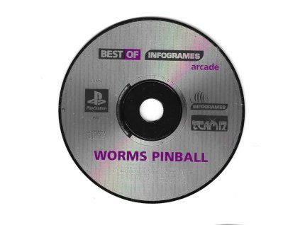 PS1 Best of Infogrames Arcade Worms Pinball, pouze disk